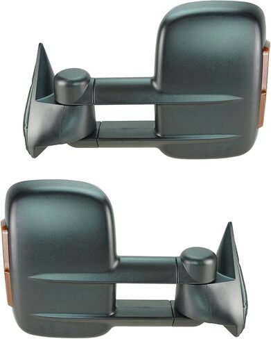 Trail Ridge Towing Mirror Manual Textured Left Right LH RH Pair for Chevy GMC in Kuwait