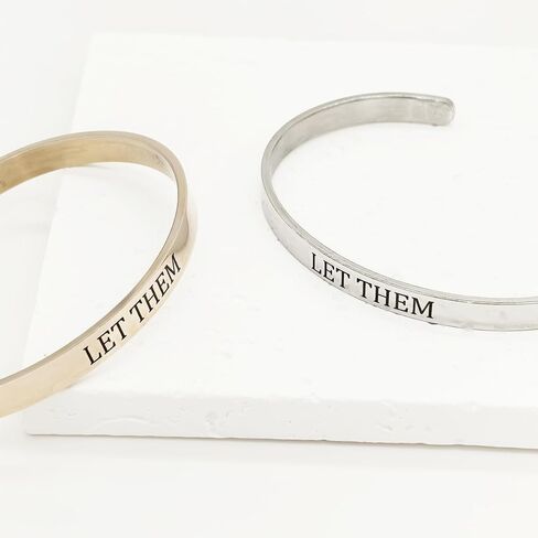 Remember Who The You Are Motivational Cuff Bracelet for Girls, Stainless Steel Color Inspirational Bangle Bracelets with Engraved Hidden Message Jewelry for Women Sisters Friends Gifts in Saudi Arabia