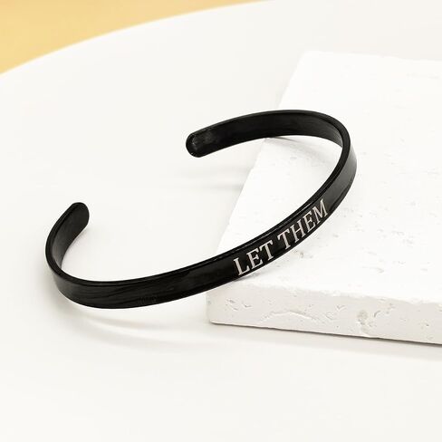 Remember Who The You Are Motivational Cuff Bracelet for Girls, Stainless Steel Color Inspirational Bangle Bracelets with Engraved Hidden Message Jewelry for Women Sisters Friends Gifts in Saudi Arabia
