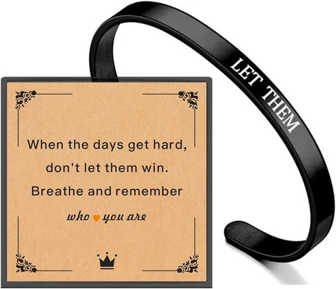 Remember Who The You Are Motivational Cuff Bracelet for Girls, Stainless Steel Color Inspirational Bangle Bracelets with Engraved Hidden Message Jewelry for Women Sisters Friends Gifts in Saudi Arabia