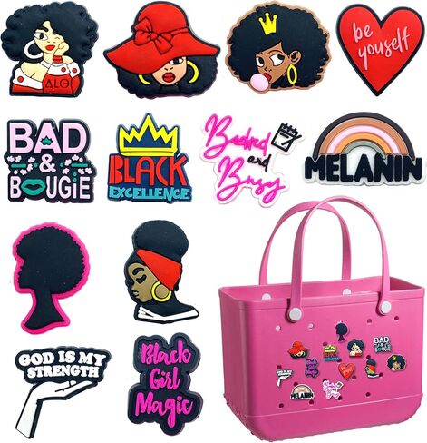 Bag Charms Compatible for Bogg Bags Accessories Decoration fits for Simply Southern Beach Totes,Rubber Beach Totes Accessories in Kuwait