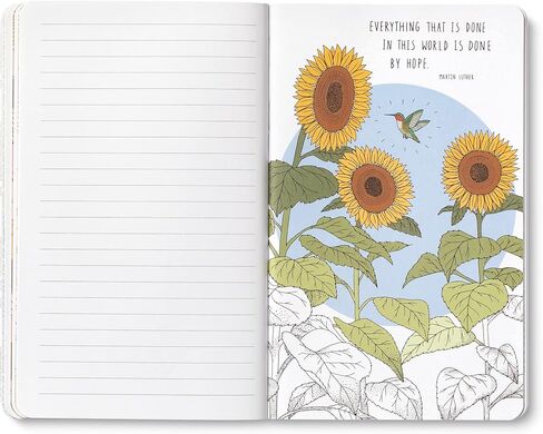 Compendium Softcover Journal - هناك دائمًا أمل ... - مجلة كتابة الآن مع 128 صفحة مبطنة ، 5 "W x 8" H in Kuwait