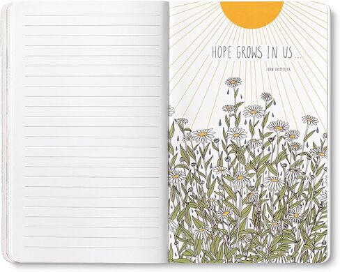 Compendium Softcover Journal - هناك دائمًا أمل ... - مجلة كتابة الآن مع 128 صفحة مبطنة ، 5 "W x 8" H in Kuwait
