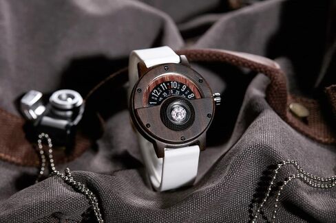 GORBEN Compass Watches for Men, Turntable Wooden Watch, Lightweight Handmade, Quartz Sports Watch in Saudi Arabia