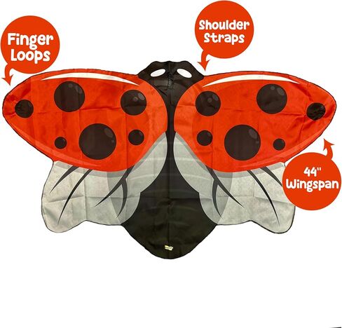 Insect Lore Ladybug Dress-Up Wings Kids Costume in Saudi Arabia