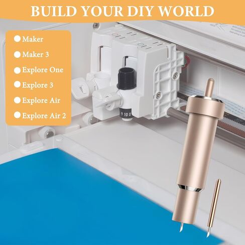 قطعتان من الشفرات ، شفرات صانع ، شفرة نقاط فاخرة متميزة ، بما في ذلك شفرتين ، قطع حادة ودائمة ، دقيقة ، مناسبة للورق ، مخزون البطاقات ، لوحة الملصقات ، الفينيل ، إلخ (الذهب) in Kuwait