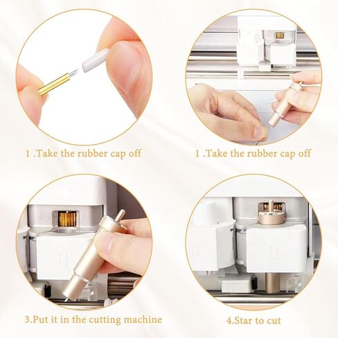 قطعتان من الشفرات ، شفرات صانع ، شفرة نقاط فاخرة متميزة ، بما في ذلك شفرتين ، قطع حادة ودائمة ، دقيقة ، مناسبة للورق ، مخزون البطاقات ، لوحة الملصقات ، الفينيل ، إلخ (الذهب) in Kuwait