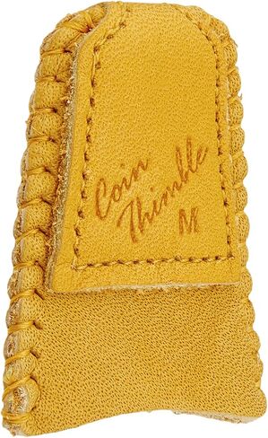 Bundle of Thread Cutter Embroidery Scissor - 11c, and 614C Leather Coin Thimble, Pack of 2 in Saudi Arabia