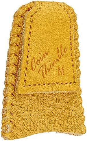 Bundle of Thread Cutter Embroidery Scissor - 11c, and 614C Leather Coin Thimble, Pack of 2 in Saudi Arabia