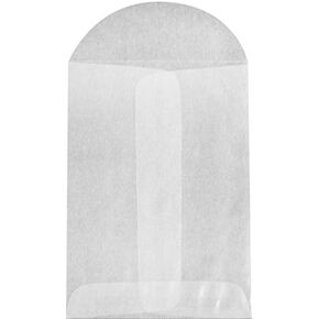 LUXPaper Open End Envelopes | 3" x 4 1/2" | Glassine | 30lb. Text | 100 Qty