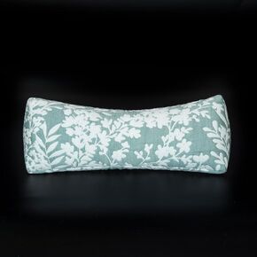 Buckwheat Neck Support Pillow Cervical Neck Cylinder Bolster Pillow,Buckwheat Hulls Adjustable Roll Pillow,Neck Pain Relief for Back and Side Sleepers Round Pillows for Lunch Break Orange, 6*15 inch