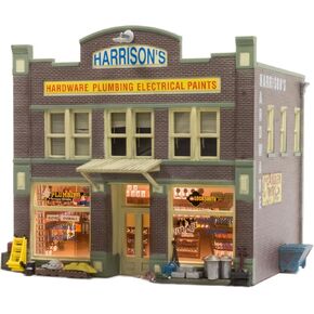 Woodland Scenics Ho B/U Harrisons Hardware WOOBR5022