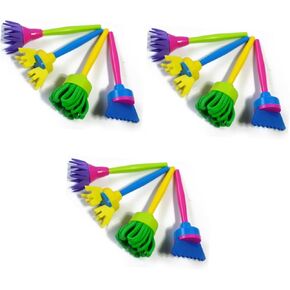 Nuobyty 12 PCS Tools Diy Art Painting Tool Paint Sponge Prish Press