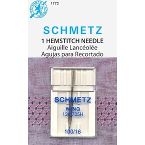Schmetz Hemstitch Machine Needle, Size 16/100 1/Pkg