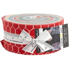 Celebrating 50 Years of Moda Jelly Roll 40 2.5-inch Strips Moda Fabrics 33800JR