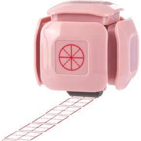 LEGILINER Cube Teacher Stamp – 6-in-1 Rolling Ink Patterns for Handwriting, Math, Numberline, Fractions. Classroom & Home Use. Writing Practice Multi-Roller Stamp.