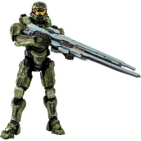 Halo Master Chief 5-6 بوصة شخصية مفصلية مع إكسسوارات الأسلحة واليد