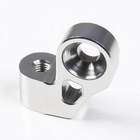 CNC Aluminum Metal Clutch Fixed Mount for 1/5 RC Car HPI rv Baja 5b 5t 5sc SS Engine Upgrade Part (Orange)