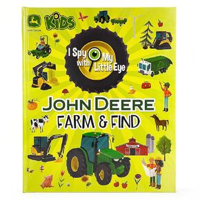 John Deere Kids Farm & Find - I Spy With My Little Eye Kids Search, Find, and Seek Activity Book, Ages 4-8