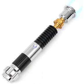 Lightsaber Dueling Light Saber with 12 RGB Colors 16 Sound Fonts and Motion Control, Force FX Lightsabers with Premium Metal Handle and Replaceable Blade, Light Sabers for Adults, Kids