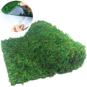 ACRYCS Moss Roll Moss Table Runner Dried Moss Mat for Crafts 16" x 79" Green Moss Roll for Fairy Gardens Wedding Woodland Decor Preserved Moss Mat for Table Decoration Moss Carpet for Wall 40x200cm