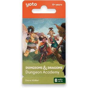Yoto Dungeons & Dragons: Dungeon Academy - 3 بطاقات صوتية للأطفال للاستخدام مع اللاعب و Mini All -in -1 Augh