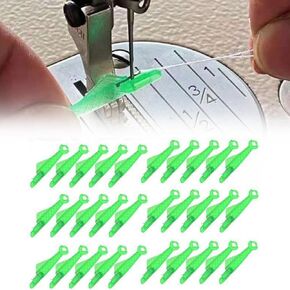 Fish Mouth Sewing Machine Needle Threader, Sewing Needle Threader, Fish Type Needle Threader,Upgrade Quick Sewing Machine Loop, Easy Self thread Needle Threaders Tool (5PCS)