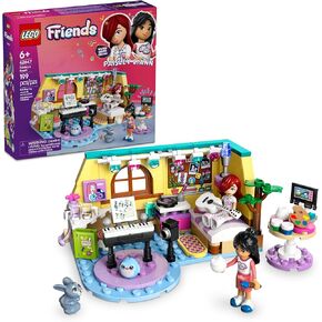 LEGO Friends Paisley's Room Building Toy - Pretend Play Set for Kids, Girls and Boys, Ages 6+ - with 2 Minidolls, Pet Bunny Figure, and Plushie-Style Piece - Gift Idea for Birthdays - 42647