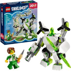 LEGO DREAMZzz Z-Blob's Robot and Vehicle Adventures Robot Toy Building Kit - Mech Suit Set for Kids, Boys and Girls, Ages 7+ - 19 Rebuild Options for Pretend Play - Gift Idea for Birthday - 71487