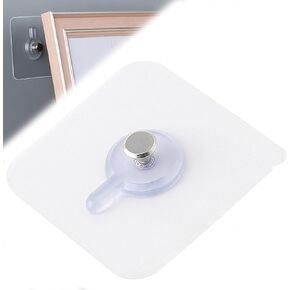 Picture Hangers Without Nails, Nail Free Wall Hangers,30 Counts Adhesive Wall Hooks for Hanging with Waterproof and Oilproof,4 lbs Load Max