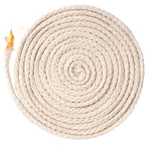 32.8 Ft Cotton Wicks for Oil Lamps, 1/8 in Braided Round Candle Wicks Replacements for Oil Candle Wicks, Candlemaking, Candle Supplies (10 m)