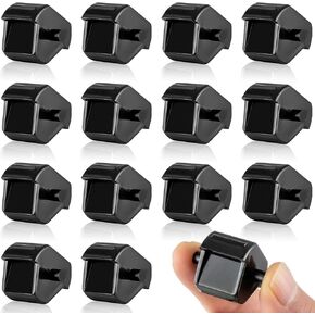 HFKPJRT Tape Dispenser Core, 14 Pcs Tape Dispenser Replacement Core, Plastic Tape Dispenser Insert Wheel, Standard 1 Inch Tape Dispenser Accessories for Office Home School Supplies Black