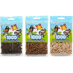 Perler Bead Bag Brown Group (Brown, Light Brown, Tan)