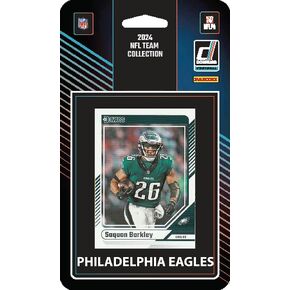 2024 Donruss Philadelphia Eagles Factory Sealed NFL Team Set Saquon Barkley Jalen Hurts AJ Brown Devonta Smith Terrell Owens Rated Rookies RC Cooper DeJean Jeremiah Trotter