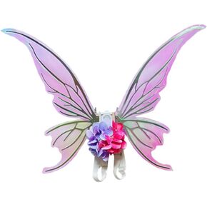 fodtahhee Movable Wings,Electric Elf Wings,Fairy Wings,Butterfly Wings,Toys Adorned with Angel and Little Girl Backs. Children's and Girls' Halloween,Clothing and Accessories