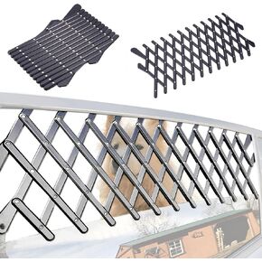 Window Pet Gate, Universal Pet Dog Puppy Ventilation Grill Mesh Vent Guard Safe Car Window Protection Mesh for Cars, Trucks & SUVs (Small (2 Piece))