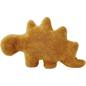 Dino Nugget Pillow, 18 inch Soft Dinosaur Chicken Nuggets Pillow for Birthday Gifts, Dinosaur Theme Party Decorations (Stegosaurus, Small)