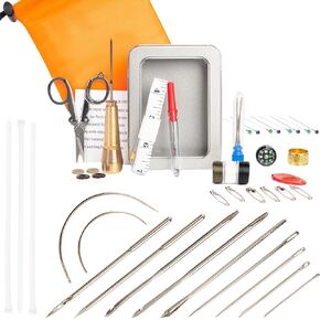 Survival Sewing Kit, Tactical Emergency Sewing Kit Heavy Duty Sewing Kit for Adults, Outdoor Survival Gear Sewing Repair Kit Tools, Pocket Mini Sewing kit with Buttons for Men, Army Basic Sewing Kits