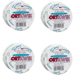 LEE 10132 Sortkwik Fingertip Moisteners, 1 3/4 oz, Pink (Pack of 8)