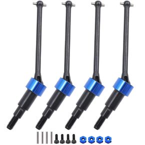 Steel CVD Drive Shaft Front Rear CVD Driveshaft with Aluminum 7075 Wheel Hex Upgrade Parts for Arrma 1/18 Granite Grom Typhon Grom Mega 380 Upgrade Parts