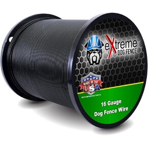 Universally Compatible Underground Fence Cable - 1000 Feet of 16 Gauge Wire for All Models of In-Ground Electric Dog Fence Systems (1 Acre Coverage)