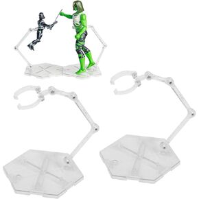 DDUNG Action Figure Display Stand-قاعدة متعددة الاستخدامات ودائمة لنماذج من 6 إلى 8 بوصات ، متوافقة مع Mafex Figma و Marvel و Star Wars وأكثر من ذلك ، واثنان في واحد مع نوع الوقوف والقاعدة