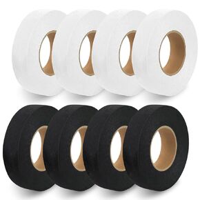 8 Rolls 1/2 Inch x 55 Yards Iron Hemming Tape for Pants, Hem Tape Iron on, Iron Tape for Hemming Curtain, Pants, Clothes