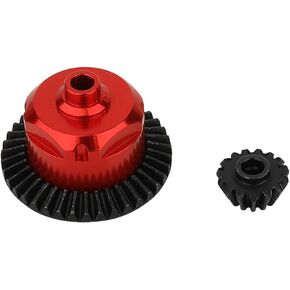 Metal Differential Gear Set for Tamiya TT-02 TT-02B TT02 TT02B 1/10 RC Toys Car Upgrade Parts (red)