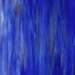 Wissmach Stained Glass Sheet and Mosaic Glass: Cobalt Blue/Violet/Light Opal (8"x6"-1 Sheet) by BiNARi Glass Studio