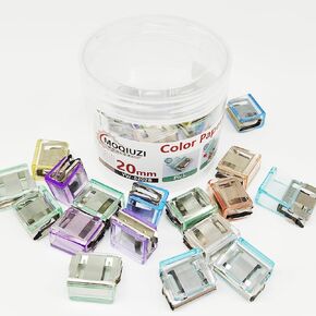 Binder Paper Clips 0.8 Inch, 30 Pcs, Small Paper Clamps