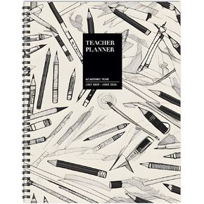 TF Publishing July 2025 - June 2026 Mystic Forest Medium Weekly Monthly Planner - 12 Month Academic Planner 2025-2026 with Durable Cover, Thick Cream Colored Paper, and Planning Stickers - 6.5in x 8in