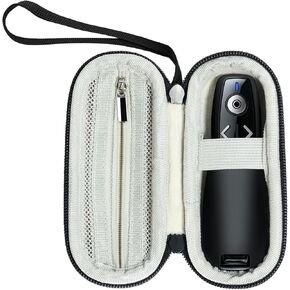 Clicker Carry Case Compatible with Logitech Wireless Presenter R400 R500 R700 R800 and ELISWEEN E600 Clicker, Pointer Storage Organizer Bag with Zippered Mesh Pocket for Office Presenter(Box Only)