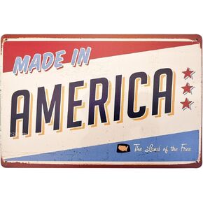 Retro Metal Vintage Tin Sign 12x8 Inches-TIN062
