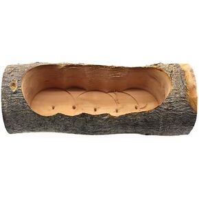Hamster Wood Food Bowl Dish Feeding for Chinchilla Gerbils and Other Small Animals Cage Accessories